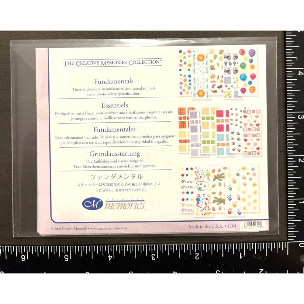 Creative Memories Stickers Set Fundamentals 06262785
